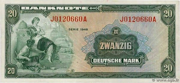 20 Немецких марок