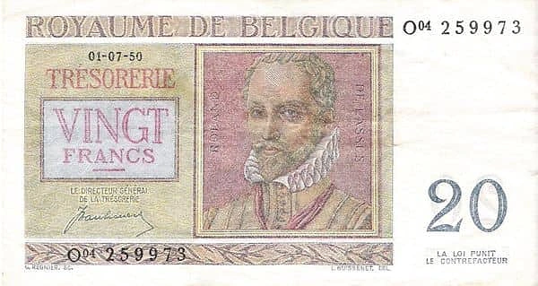 20 франков тип 1950
