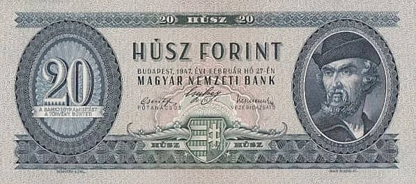 20 форинтов