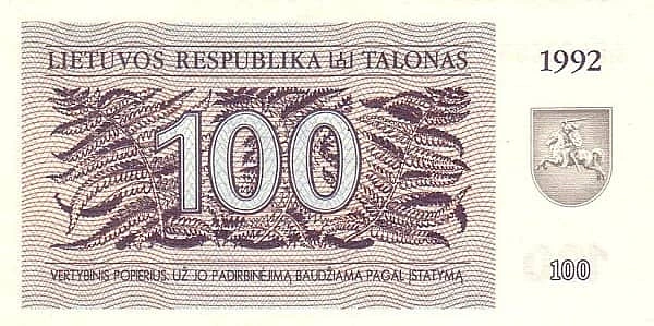 100 Талонас