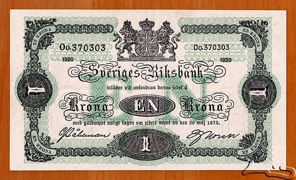 1 крона
