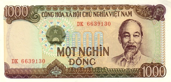 1000 донгов