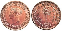 1/2 цента 1870-1901 - Цейлон