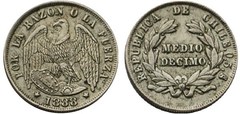 1/2 десятой 1879-1894 - Чили