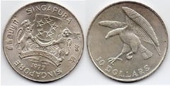 10 долларов 1972 - Сингапур