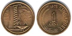 1 цент 1967-1984 - Сингапур