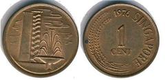 1 цент 1976-1985 - Сингапур
